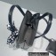 Prada Small Sequined Mesh Tote Bag 1BG417 Black 2022