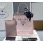 Prada Small Sequined Mesh Tote Bag 1BG417 Pink 2022