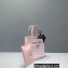 Prada Small Sequined Mesh Tote Bag 1BG417 Pink 2022