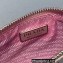 Prada Small Sequined Mesh Tote Bag 1BG417 Pink 2022