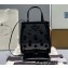 Prada Small Polka-dot Mesh Tote Bag 1BG417 Black 2022