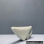 Prada Leather Triangle Pouch Bag 1NE039 White 2022