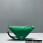Prada Leather Triangle Pouch Bag 1NE039 Green 2022