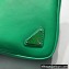 Prada Leather Triangle Pouch Bag 1NE039 Green 2022