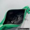 Prada Leather Triangle Pouch Bag 1NE039 Green 2022