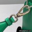 Prada Leather Triangle Shoulder Bag 1BH190 Green 2022
