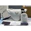 Prada Nylon Triangle Shoulder Bag White 2022