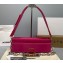 Jacquemus Le Ciuciu Rectangular Box Bag Suede Fuchsia