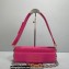Jacquemus Le Ciuciu Rectangular Box Bag Suede Fuchsia