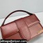 Jacquemus Le grand Bambino Large Envelope Handbag Leather Burgundy