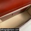 Jacquemus Le grand Bambino Large Envelope Handbag Leather Burgundy