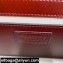Jacquemus Le grand Bambino Large Envelope Handbag Leather Burgundy