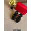 Valentino Roman Stud Macrome Espadrille Wedge Sandals Black 2022