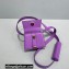Jacquemus Le Chiquito Montagne Mini sac en cuir Bag Leather Purple