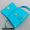 Jacquemus Le Chiquito Montagne moyen Petit sac en cuir Bag Leather Turquoise Blue