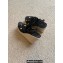 Valentino Roman Stud Macrome Espadrille Wedge Sandals Black 2022