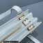 Y/project Accordion Baguette Bag Leather White