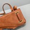 Y/project Mini Accordion Baguette Bag Suede Caramel