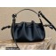 Fendi Pomodorino Drawstring Mini Bucket Bag Leather Black 2022