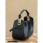 Fendi Pomodorino Drawstring Mini Bucket Bag Leather Black 2022