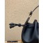 Fendi Pomodorino Drawstring Mini Bucket Bag Leather Black 2022