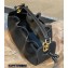 Fendi Pomodorino Drawstring Mini Bucket Bag Leather Black 2022