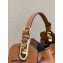 Fendi Pomodorino Drawstring Mini Bucket Bag Leather Brown 2022
