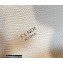 Fendi Pomodorino Drawstring Mini Bucket Bag Leather White 2022