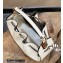 Fendi Pomodorino Drawstring Mini Bucket Bag Leather White 2022