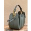 Fendi Pomodorino Drawstring Mini Bucket Bag Leather Dark Green 2022