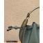 Fendi Pomodorino Drawstring Mini Bucket Bag Leather Dark Green 2022