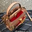 Valentino Small Alcove Rockstud Leather Top Handle Bag Nude 2022