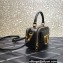 Valentino Alcove Rockstud Vlogo Leather Crossbody Bag Black 2022