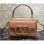 Valentino Alcove Rockstud Vlogo Leather Crossbody Bag Nude 2022