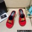 Versace Icon Crysatl Medusa Medallion Heel Mules Leather Red 2022
