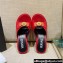 Versace Icon Crysatl Medusa Medallion Heel Mules Leather Red 2022