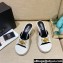 Versace Icon Crysatl Medusa Medallion Heel Mules Leather White 2022
