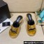 Versace Icon Crysatl Medusa Medallion Heel Mules Leather Gold 2022