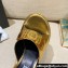 Versace Icon Crysatl Medusa Medallion Heel Mules Leather Gold 2022
