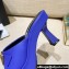 Versace Icon Crysatl Medusa Medallion Heel Mules Leather Blue 2022