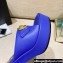 Versace Icon Crysatl Medusa Medallion Heel Mules Leather Blue 2022