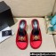 Versace Icon Crysatl Medusa Medallion Heel Mules Satin Red 2022
