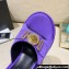 Versace Icon Crysatl Medusa Medallion Heel Mules Satin Purple 2022