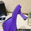 Versace Icon Crysatl Medusa Medallion Heel Mules Satin Purple 2022