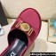 Versace Icon Crysatl Medusa Medallion Heel Mules Satin Burgundy 2022