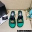 Versace Icon Crysatl Medusa Medallion Heel Mules Satin Green 2022