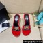 Versace Icon Crysatl Medusa Medallion Heel Mules PVC Red 2022