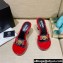 Versace Icon Crysatl Medusa Medallion Heel Mules PVC Red 2022