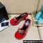Versace Icon Crysatl Medusa Medallion Heel Mules PVC Red 2022