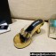 Versace Icon Crysatl Medusa Medallion Heel Mules PVC Gold 2022